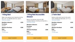 Hyatt Regency London Blackfriars Example Cash Pricing